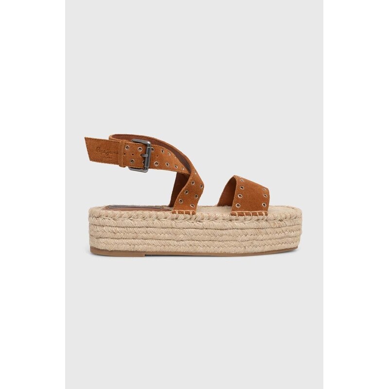Semišové sandály Pepe Jeans PLS90657