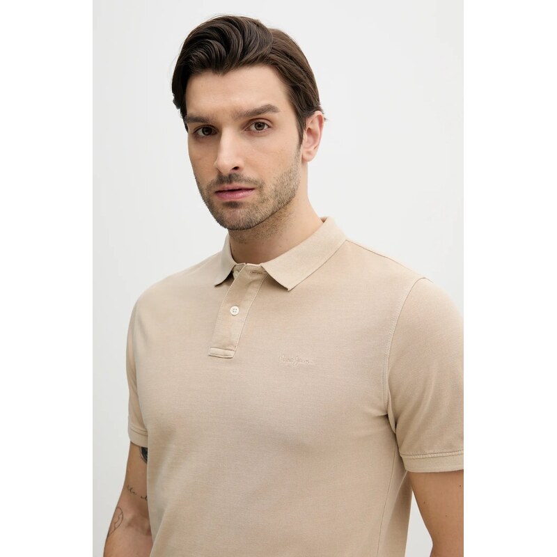Bavlněné polo tričko Pepe Jeans 104552597