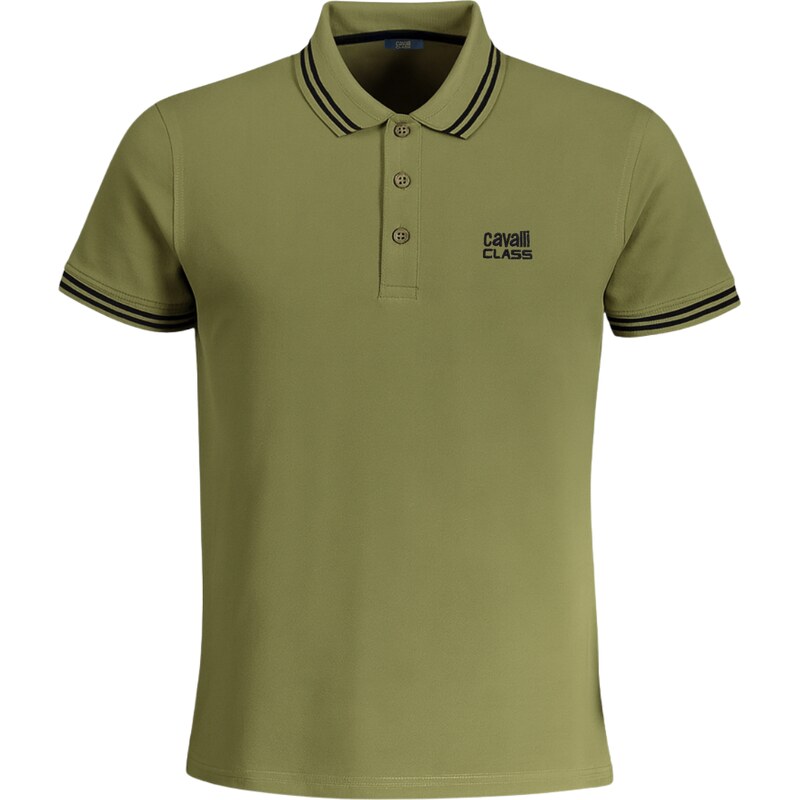 CAVALLI CLASS Ricchi Green polo tričko