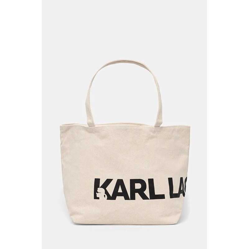 Bavlněná kabelka Karl Lagerfeld 100260175