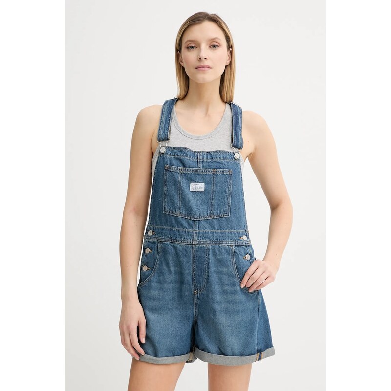 Džínové lacláče Levi's VINTAGE SHORTALL