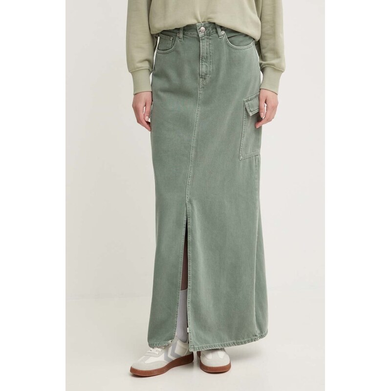 Pepe Jeans Džínová sukně Pepe Jeans MAXI SKIRT HW CLR