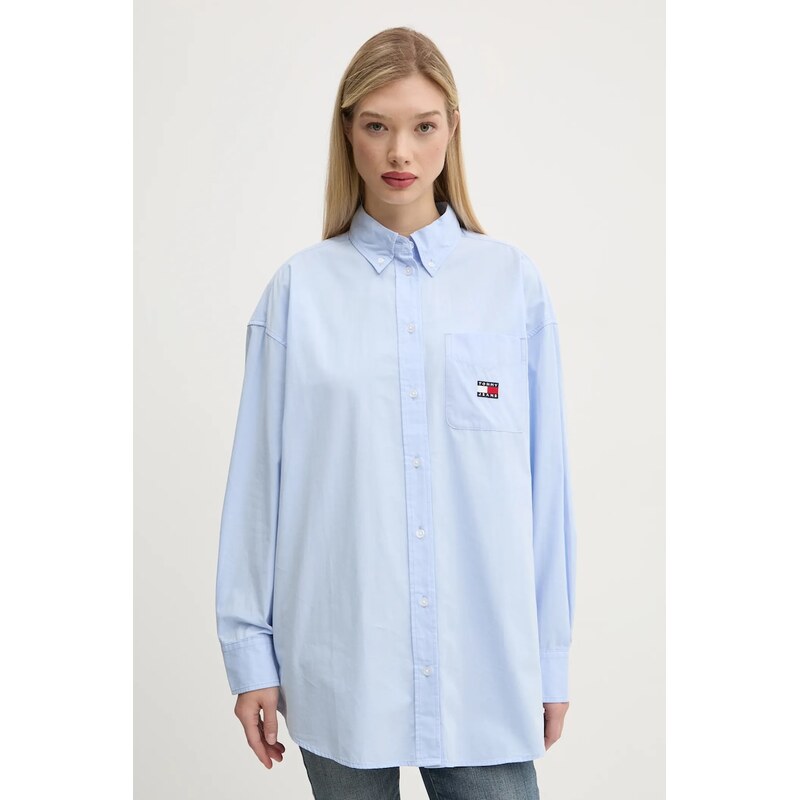 Tommy Jeans Bavlněná košile Tommy Jeans