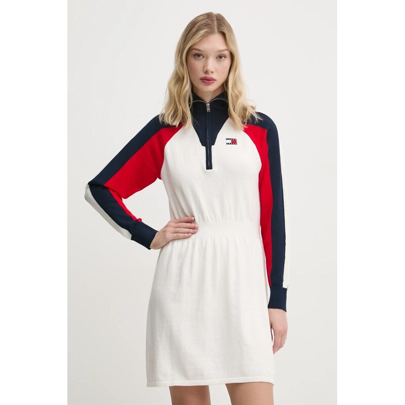 Šaty z vlněné směsi Tommy Jeans 102348214
