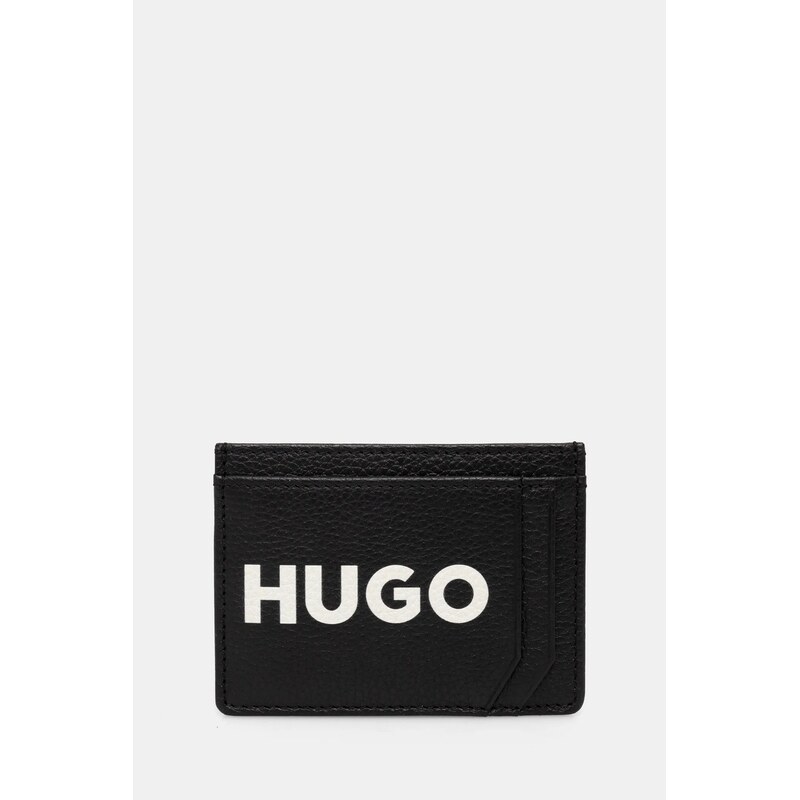 HUGO Kožené pouzdro na karty HUGO