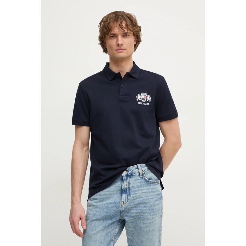 Tommy Hilfiger Bavlněné polo tričko Tommy Hilfiger