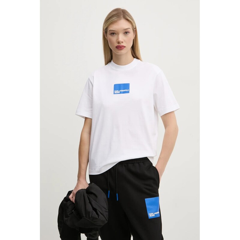 Karl Lagerfeld Jeans Bavlněné tričko Karl Lagerfeld Jeans