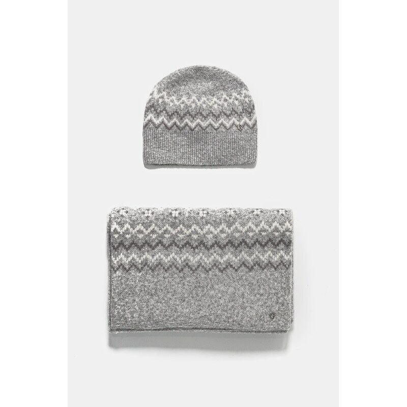 Vlněná čepice a šála Guess 103072175
