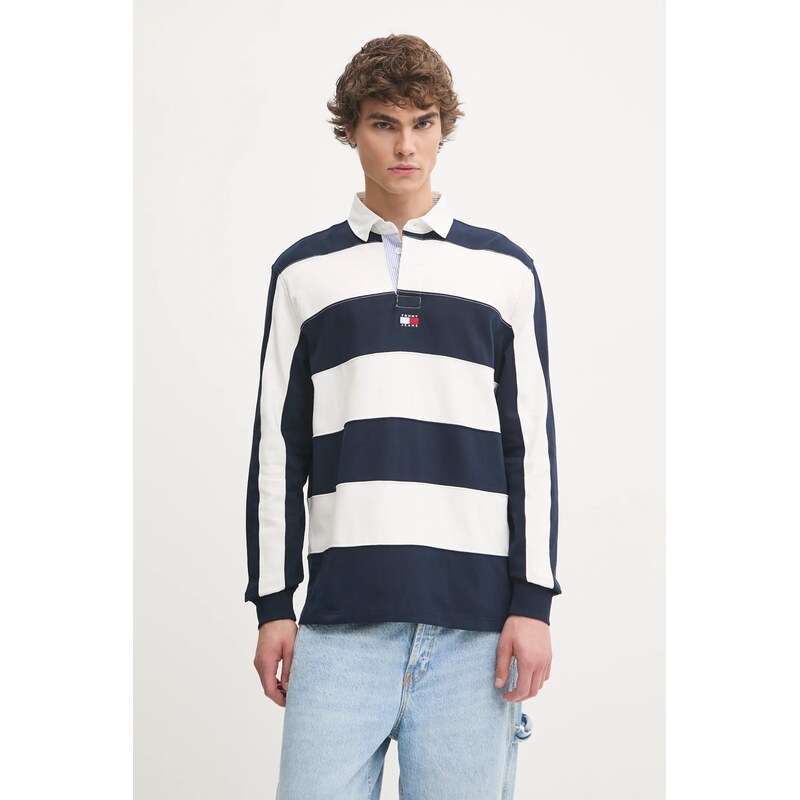 Tommy Jeans Bavlněné tričko s dlouhým rukávem Tommy Jeans