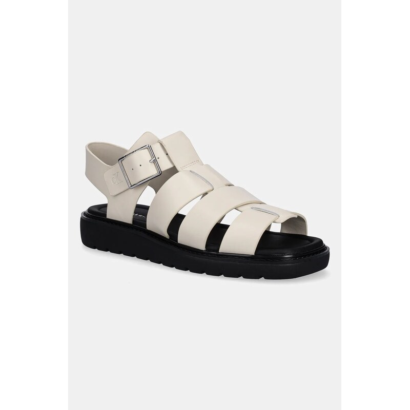 Sandály Calvin Klein Jeans SQ MOLDED SDL FISHERMAN MG WN 105203693