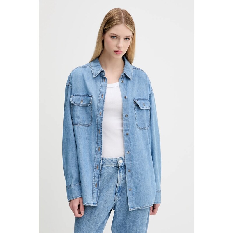 Tommy Jeans Bavlněná košile Tommy Jeans