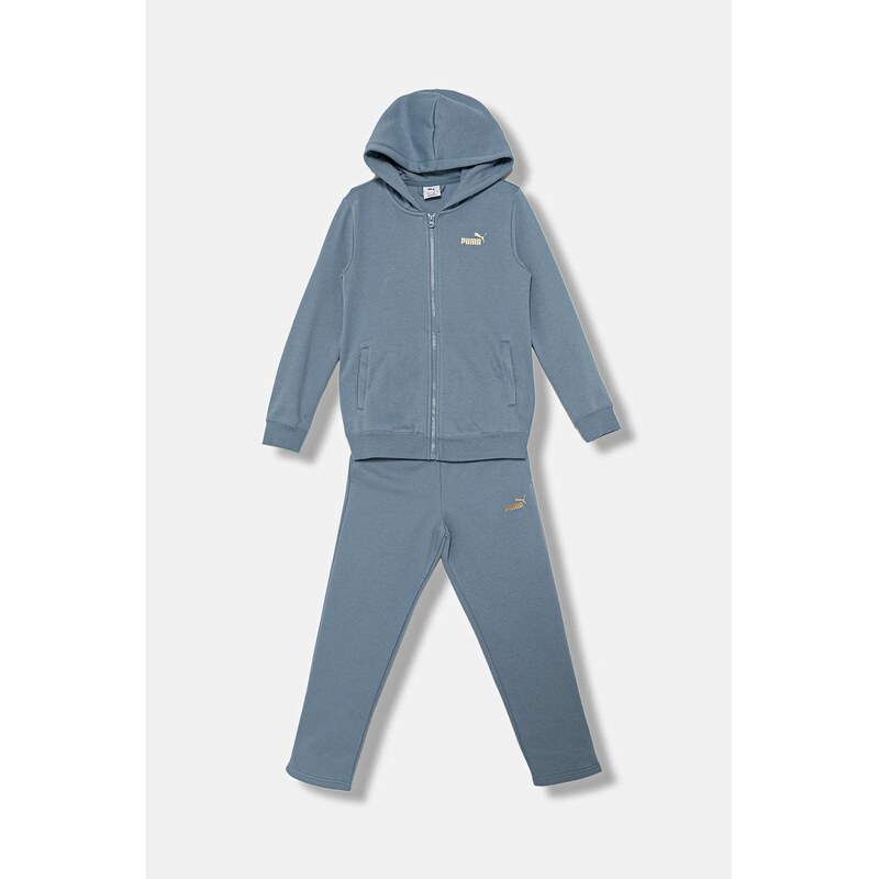 Puma Dětská tepláková souprava Puma Metallic Hooded Sweat Suit