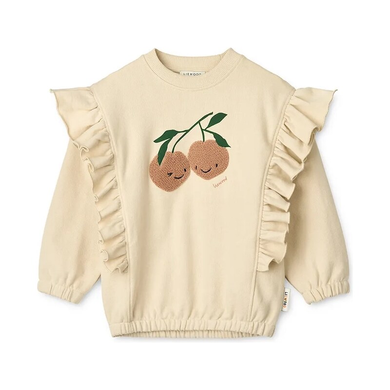 Dětská bavlněná mikina Liewood Marcella Placement Sweatshirt 107605140