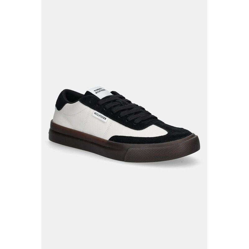 Tommy Hilfiger Kožené sneakers boty Tommy Hilfiger TH CUPSET