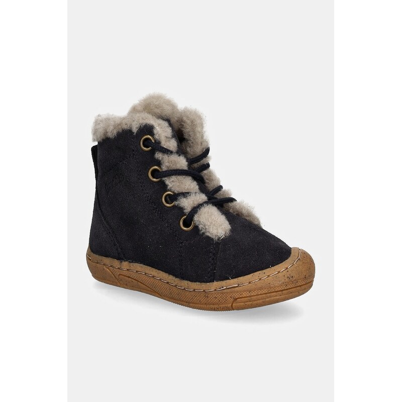 Froddo Dětské semišové zimní boty Froddo MINNI SUEDE LACES