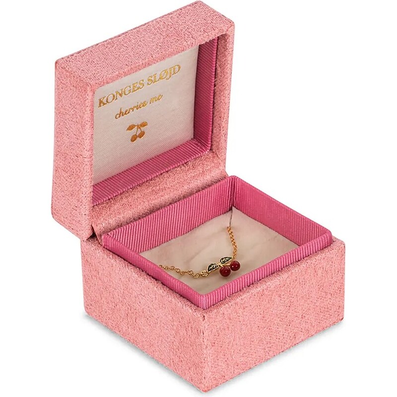 Konges Sløjd Pozlacený stříbrný náhrdelník Konges Sløjd 24K GOLD