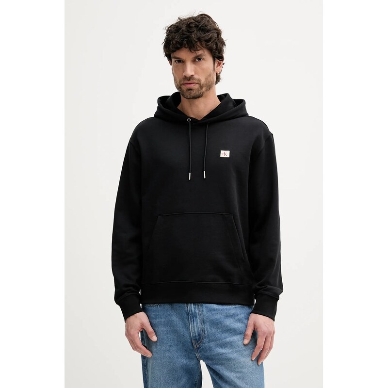 Calvin Klein Jeans mikina s kapucí pánská bavlněná