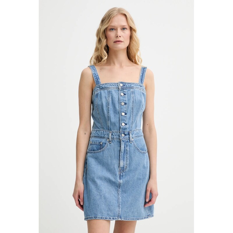 Šaty Levis ICONIC BUTTON THRU DRESS 106092285