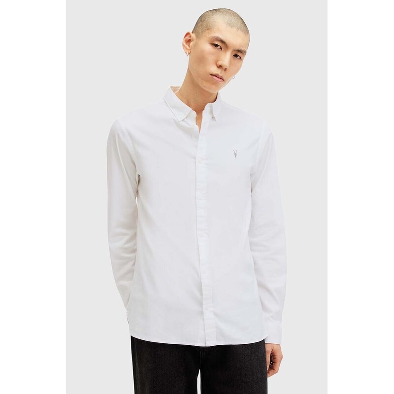 AllSaints Bavlněná košile AllSaints HAWTHORNE LS SHIRT