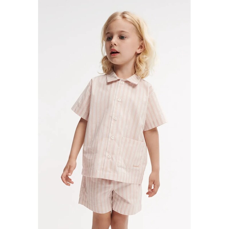 Dětská bavlněná souprava Liewood Leona Stripe Set 104102548