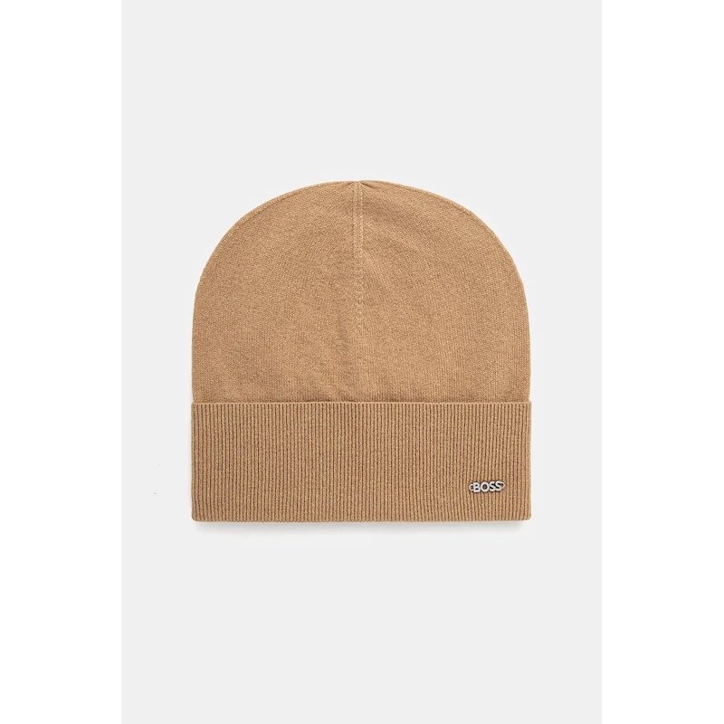 Vlněná čepice BOSS Lari_hat 112469261