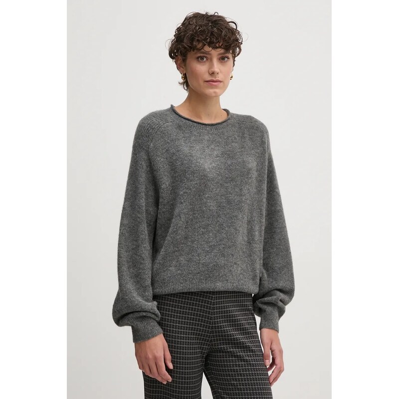 Svetr z vlněné směsi Pepe Jeans IRMA CREW NECK