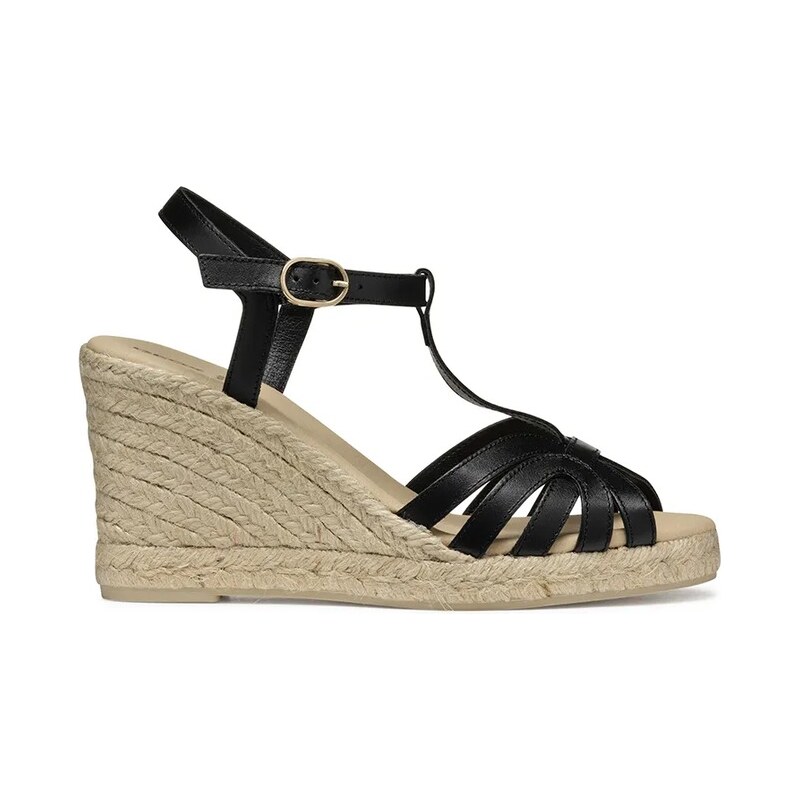 Kožené espadrilky Geox D GELSA 104691943