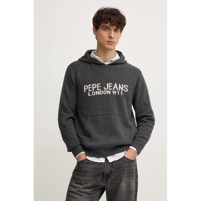 Pepe Jeans Svetr z vlněné směsi Pepe Jeans CARSON
