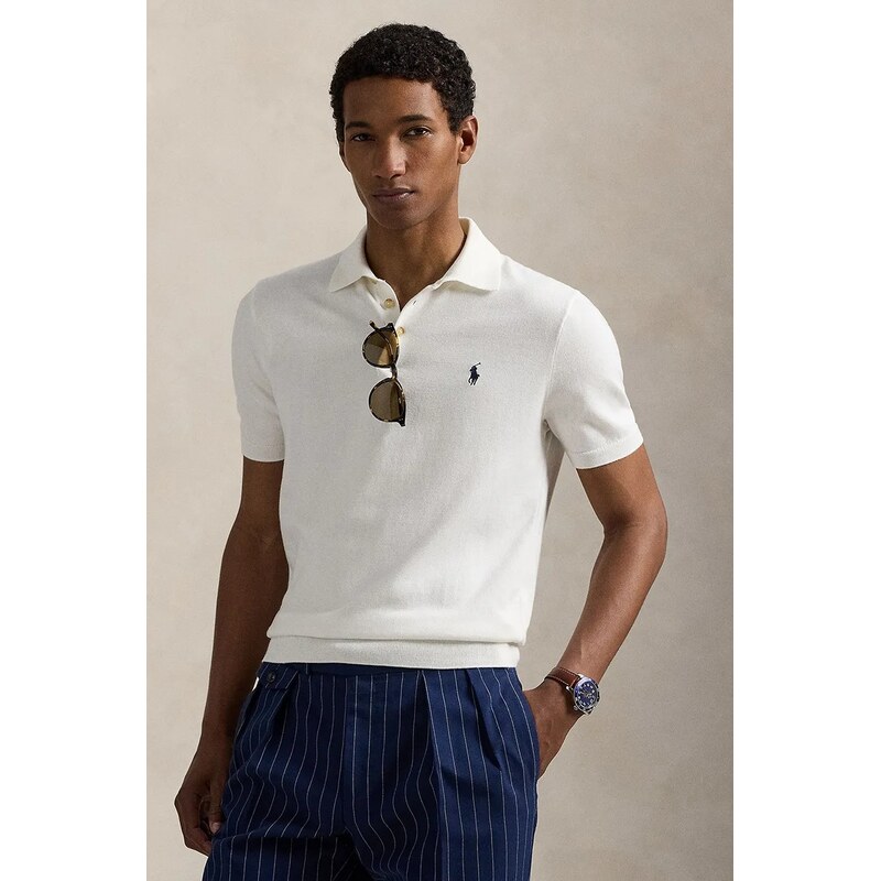 Polo Ralph Lauren svetr s krátkým rukávem pánský bavlněný