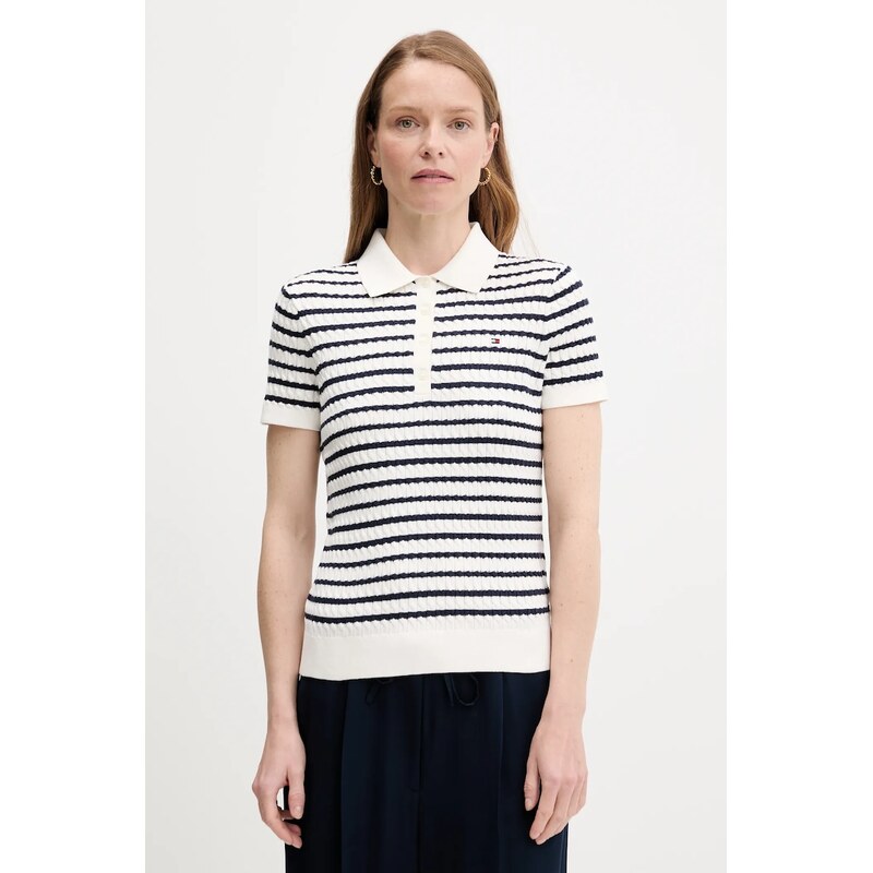 Tommy Hilfiger svetrové polo dámské bavlněné