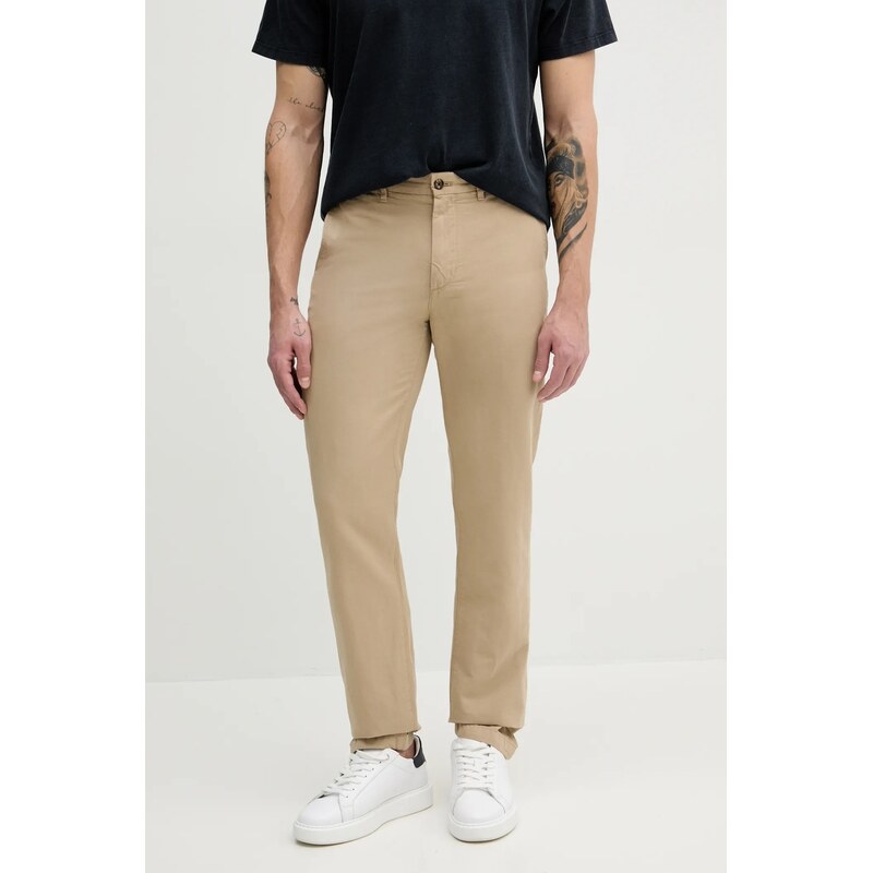 Tommy Hilfiger Kalhoty s příměsí lnu Tommy Hilfiger