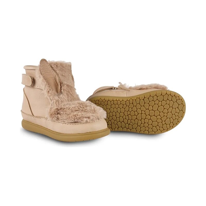 Donsje Dětské semišové zimní boty Donsje Roumi Shoes Fluffy