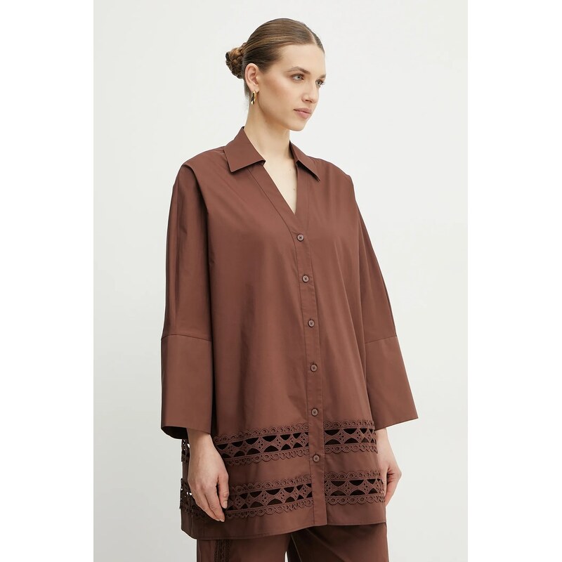 Bavlněná košile Twinset 104883533