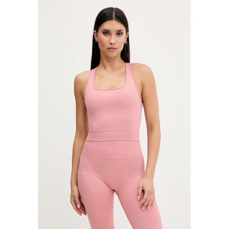 PANGAIA Top Pangaia Plant-Stretch Ribbed Tank Top