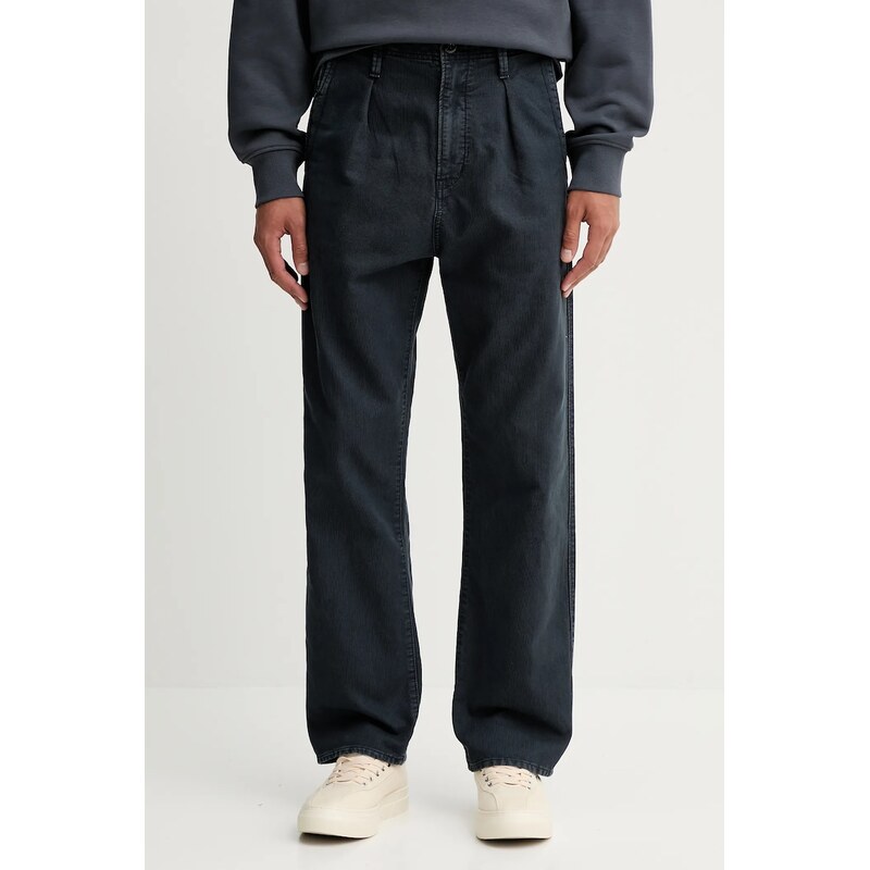 G-Star Bavlněné kalhoty G-Star Pleated Chino Relaxed