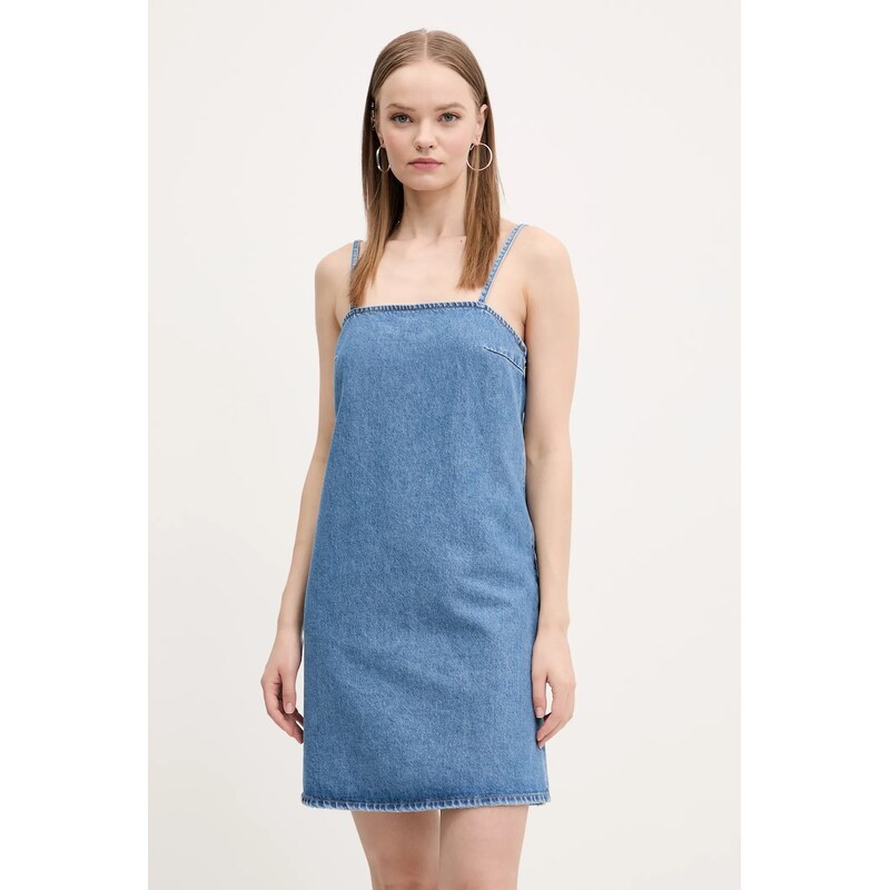 Bavlněné šaty Hugo Blue 104817489