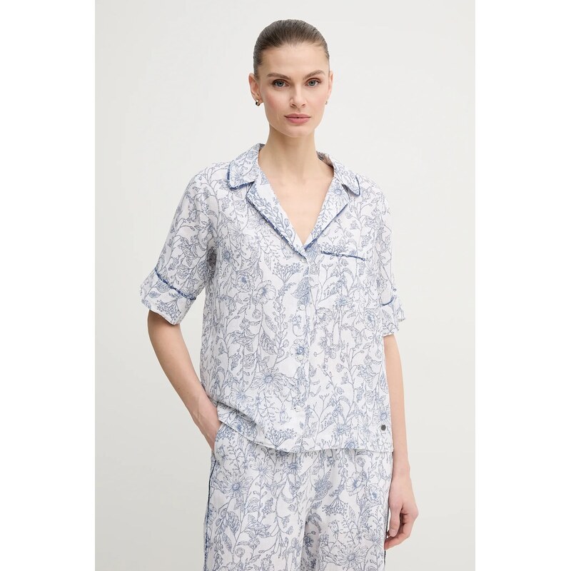 Pepe Jeans Lněná košile Pepe Jeans DORIS