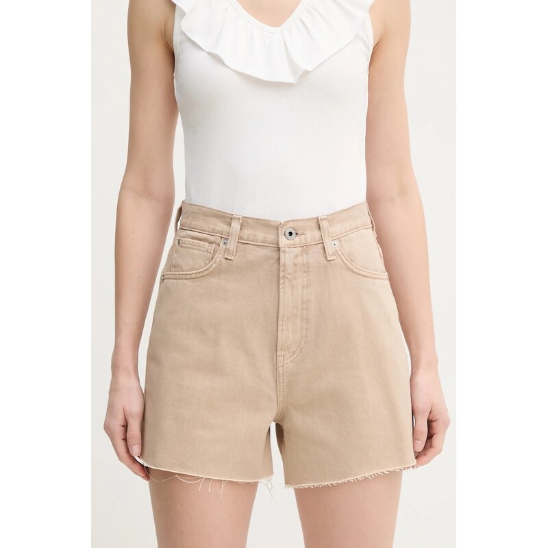 Džínové šortky Pepe Jeans A-LINE SHORT UHW RACHEL 104923180