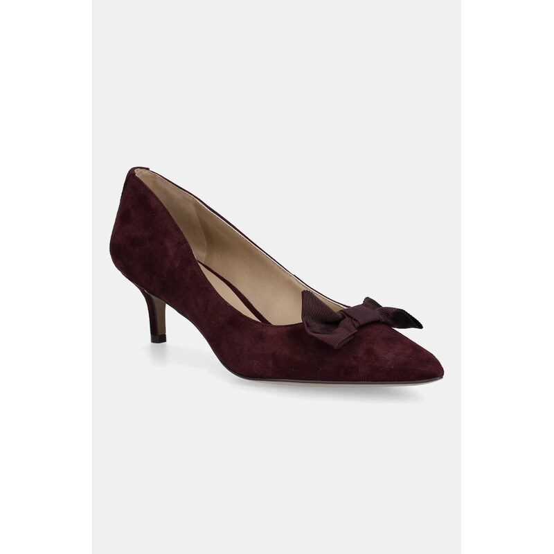 Semišové lodičky Lauren Ralph Lauren Adrienne Bow 108098678