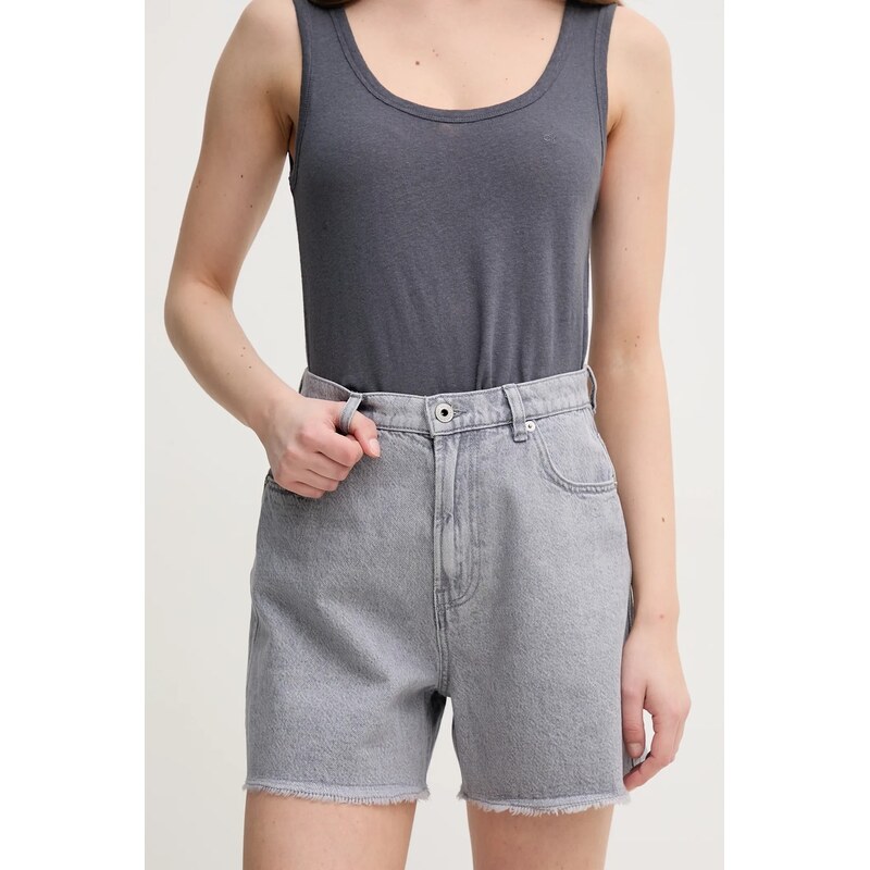 Džínové šortky Pepe Jeans A-LINE SHORT UHW RACHEL 105022750