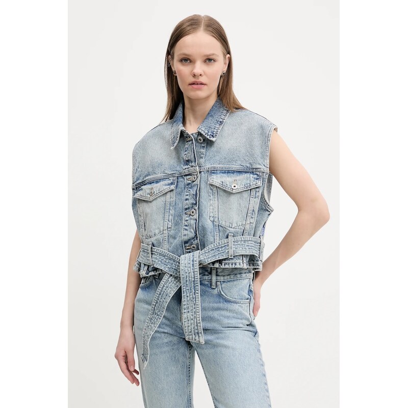 Džínová vesta Hugo Blue 104948954