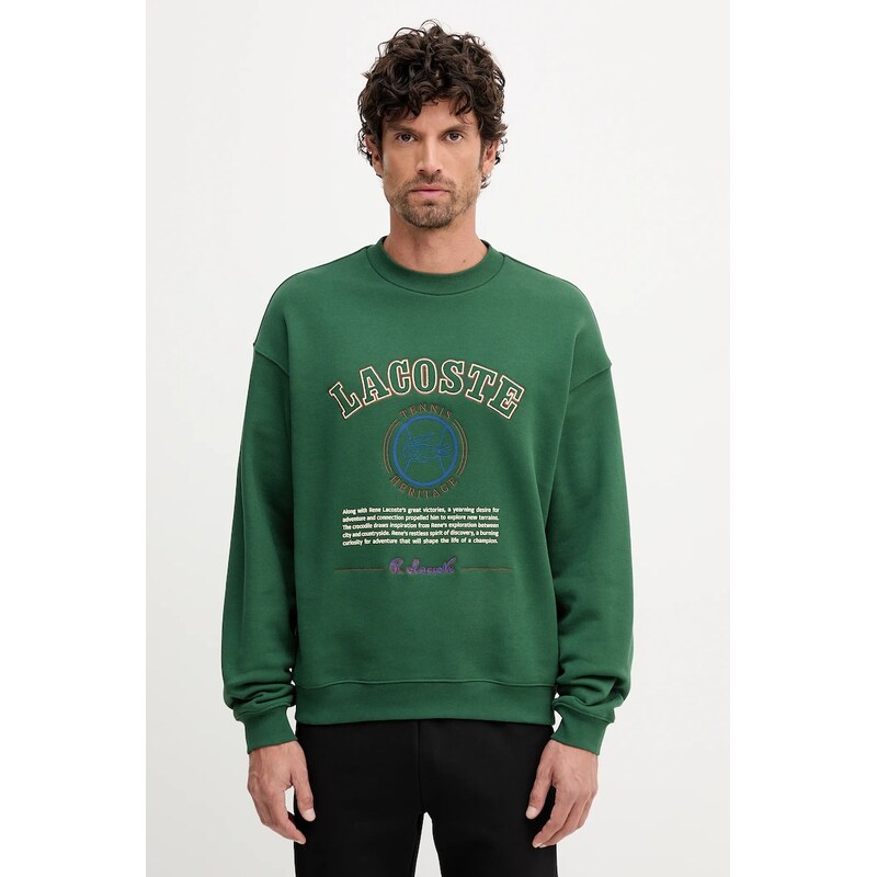 Bavlněná mikina Lacoste 108181597