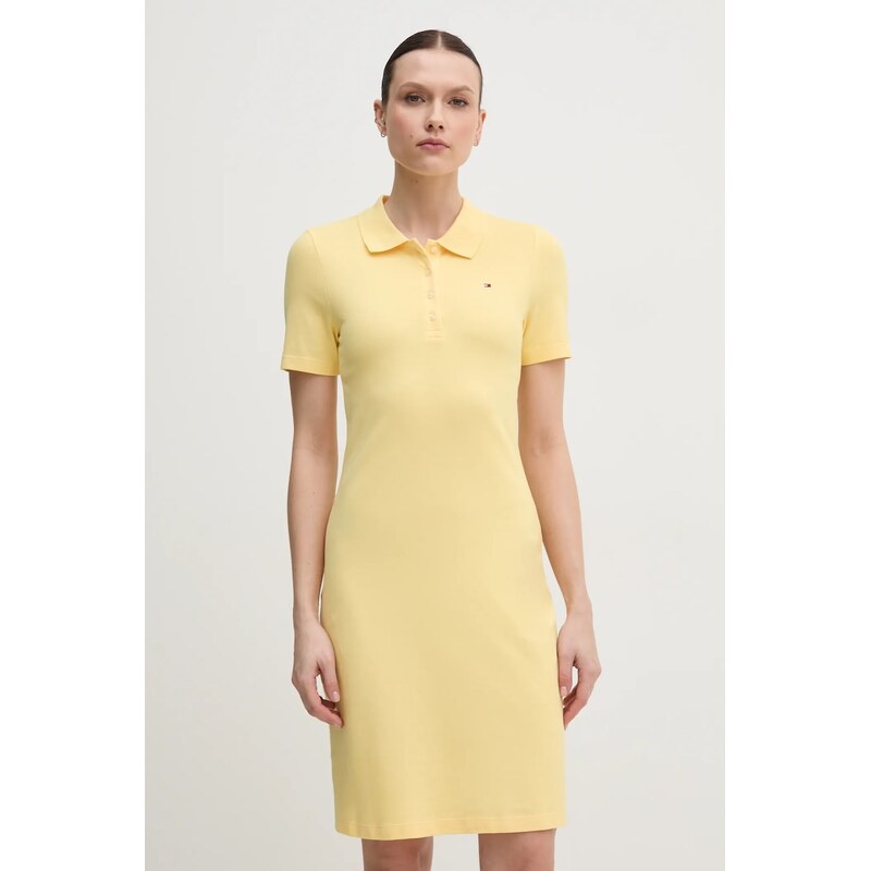 Tommy Hilfiger šaty bavlněné s elastanem 103938735