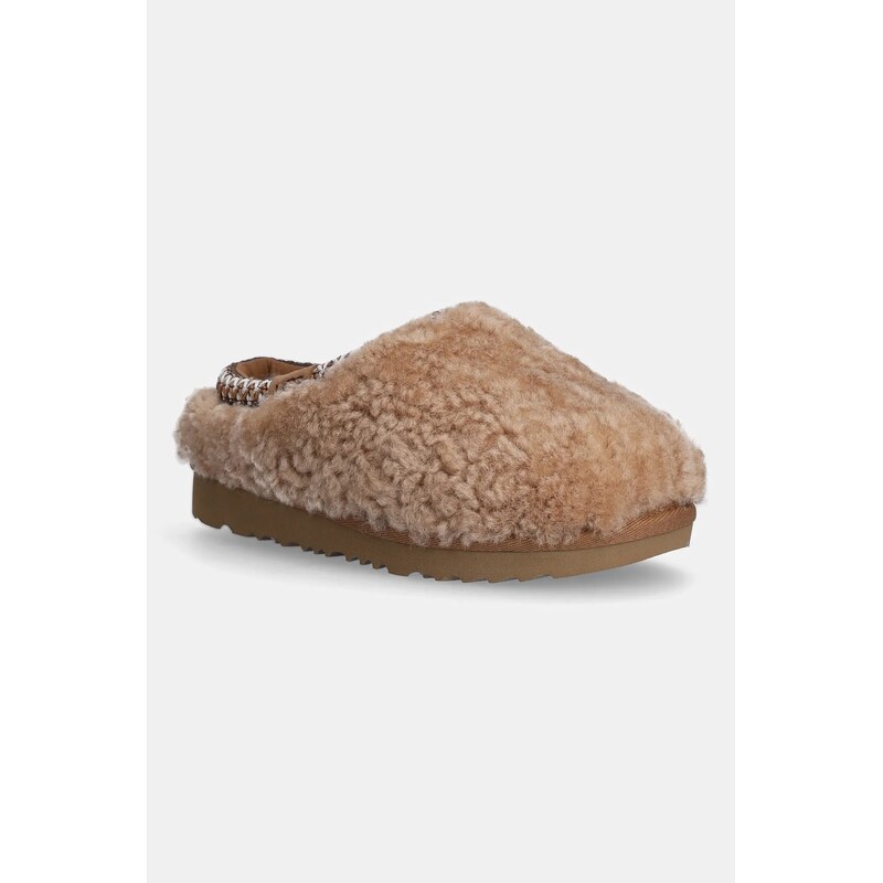 UGG Dětské vlněné pantofle UGG TASMAN MAXI CURLY