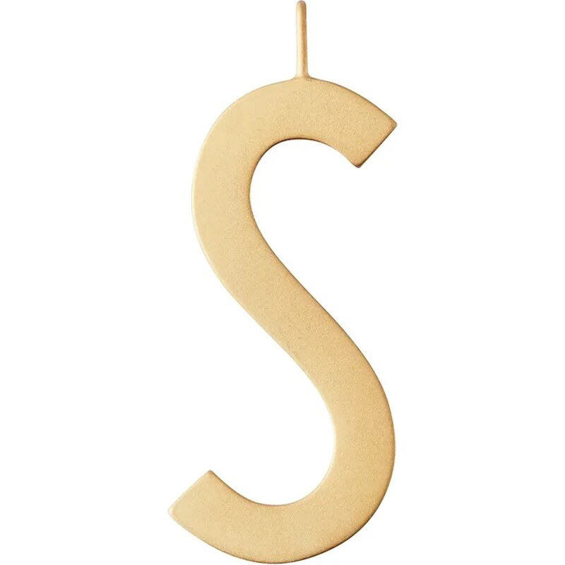 Design Letters Pozlacený stříbrný přívěsek Design Letters