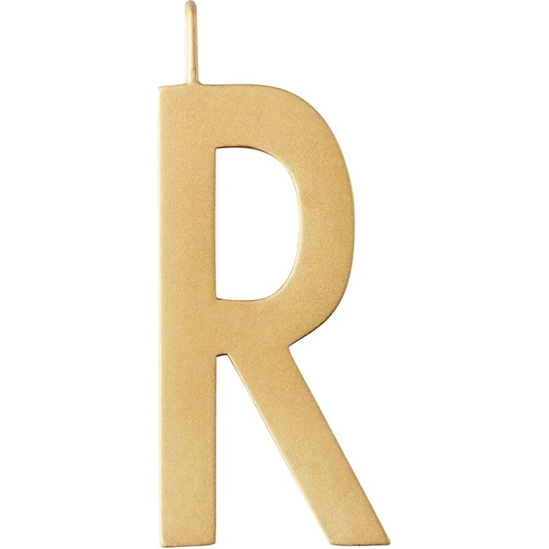 Design Letters Pozlacený stříbrný přívěsek Design Letters