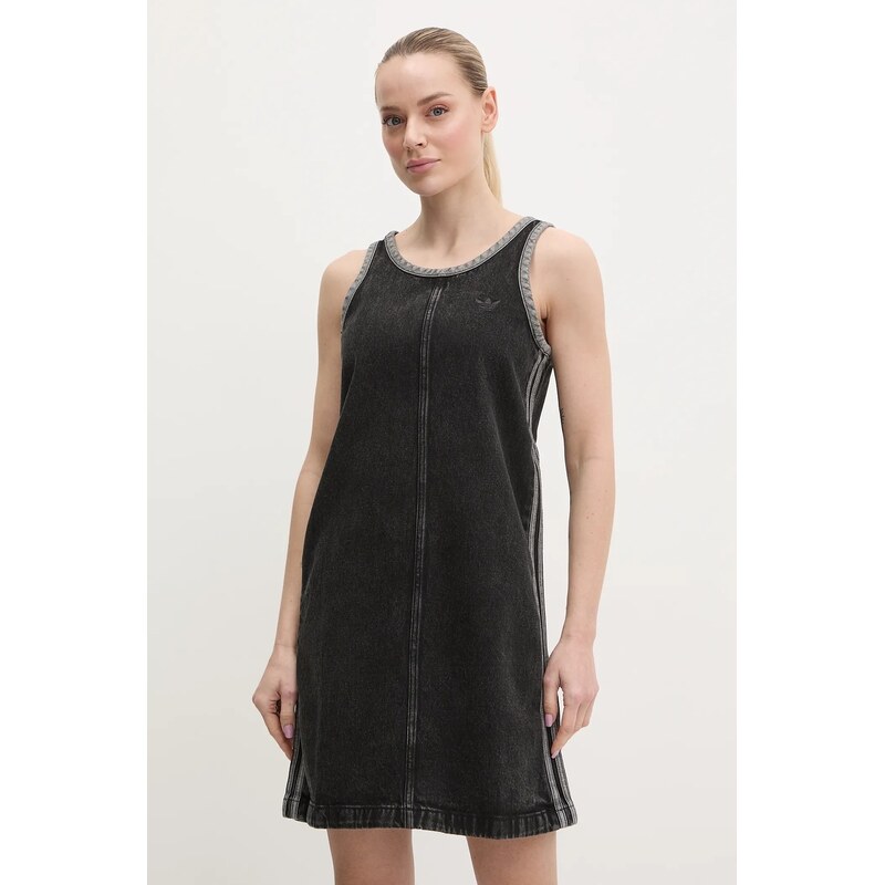 Džínové šaty adidas Originals DENIM 3S DRESS 105452214
