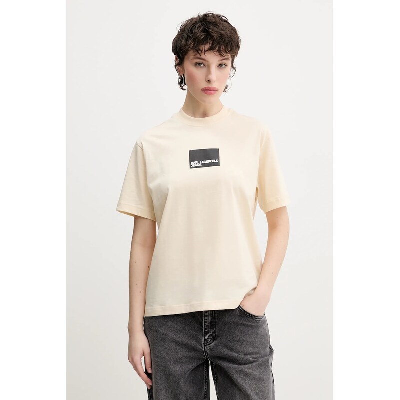 Karl Lagerfeld Jeans Bavlněné tričko Karl Lagerfeld Jeans