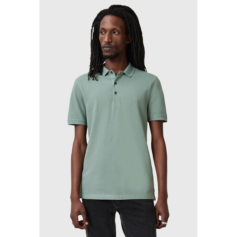 AllSaints Bavlněné polo tričko AllSaints REFORM 2-pack