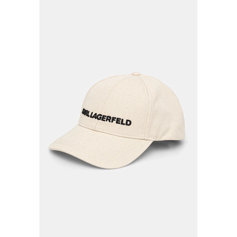 Karl Lagerfeld Bavlněná baseballová čepice Karl Lagerfeld K
